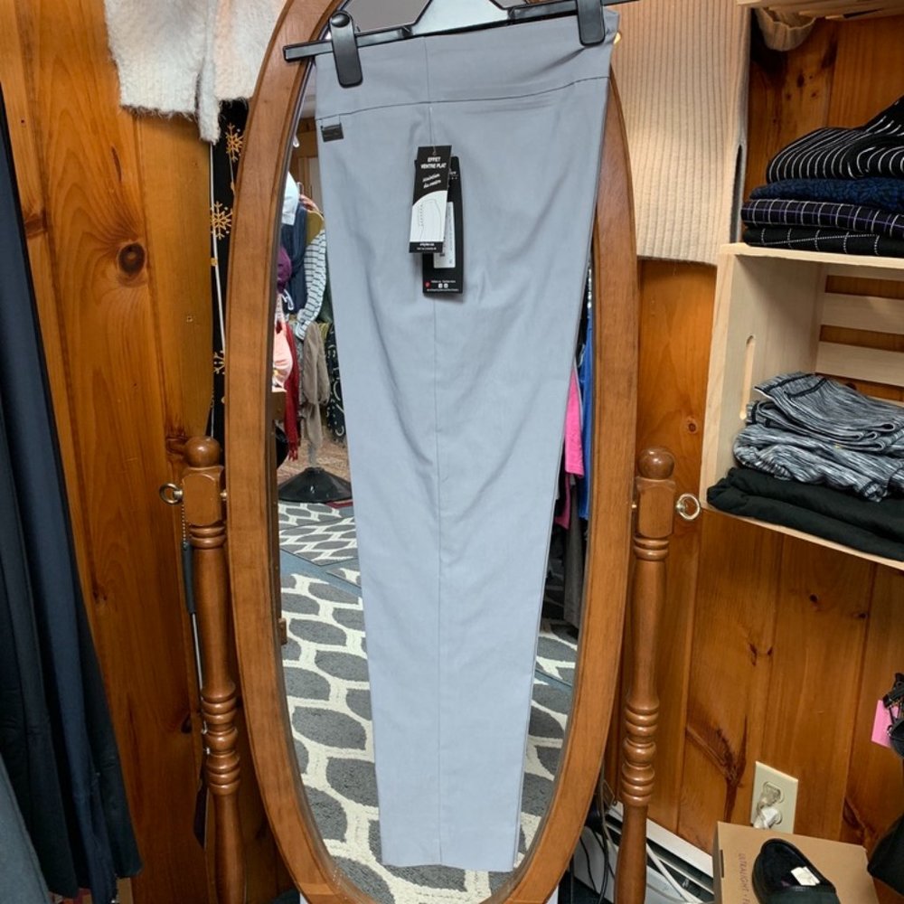 Pull-On Straight Leg Tummy Minimizing Dress Pant